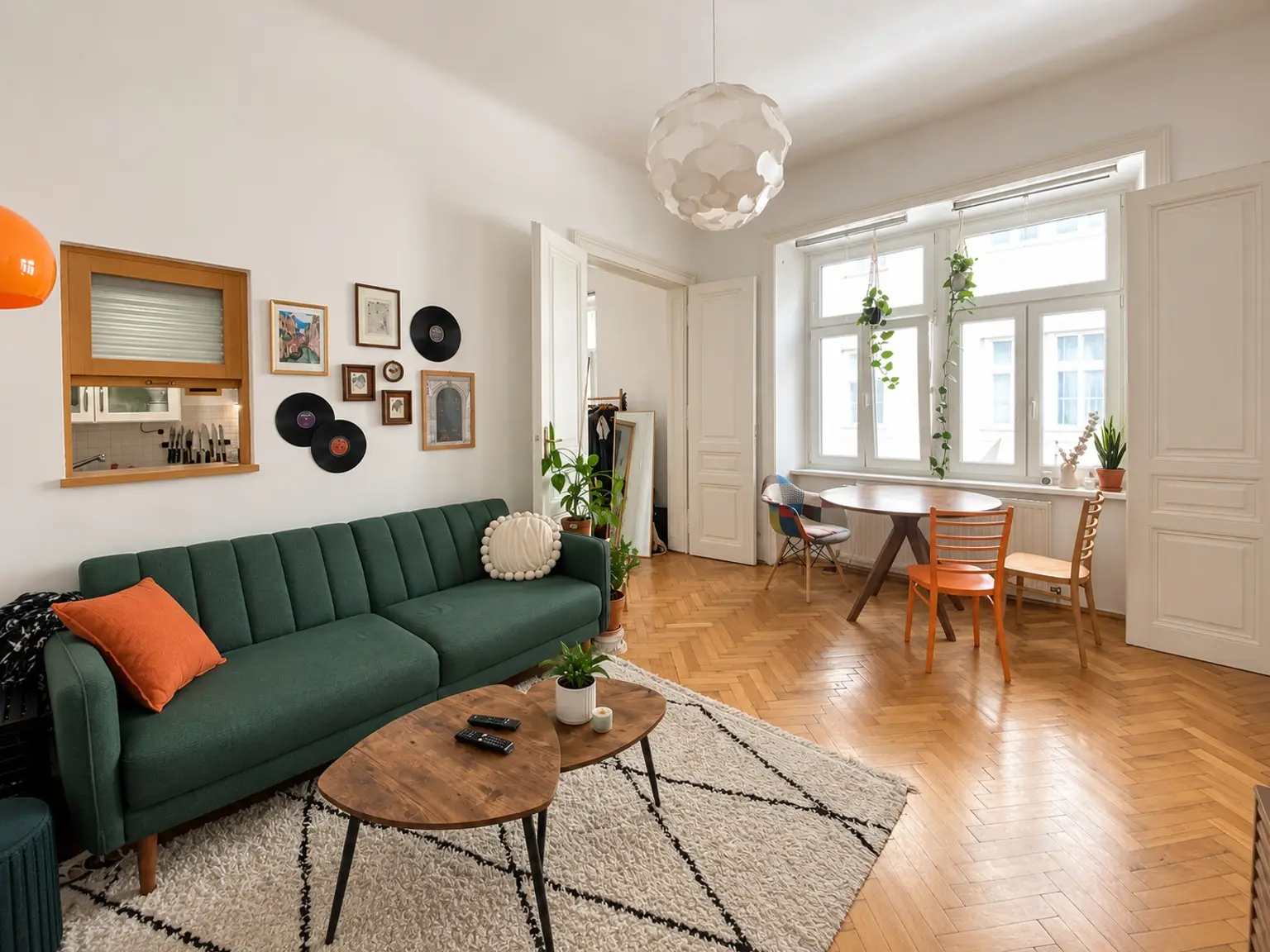 Wohnzimmer aufgeräum