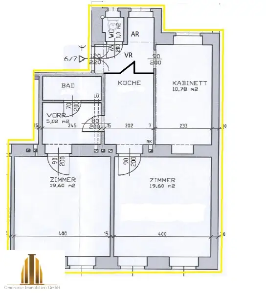 2,5 Zimmer Altbauwohnung im 1. Liftstock Nächst U3