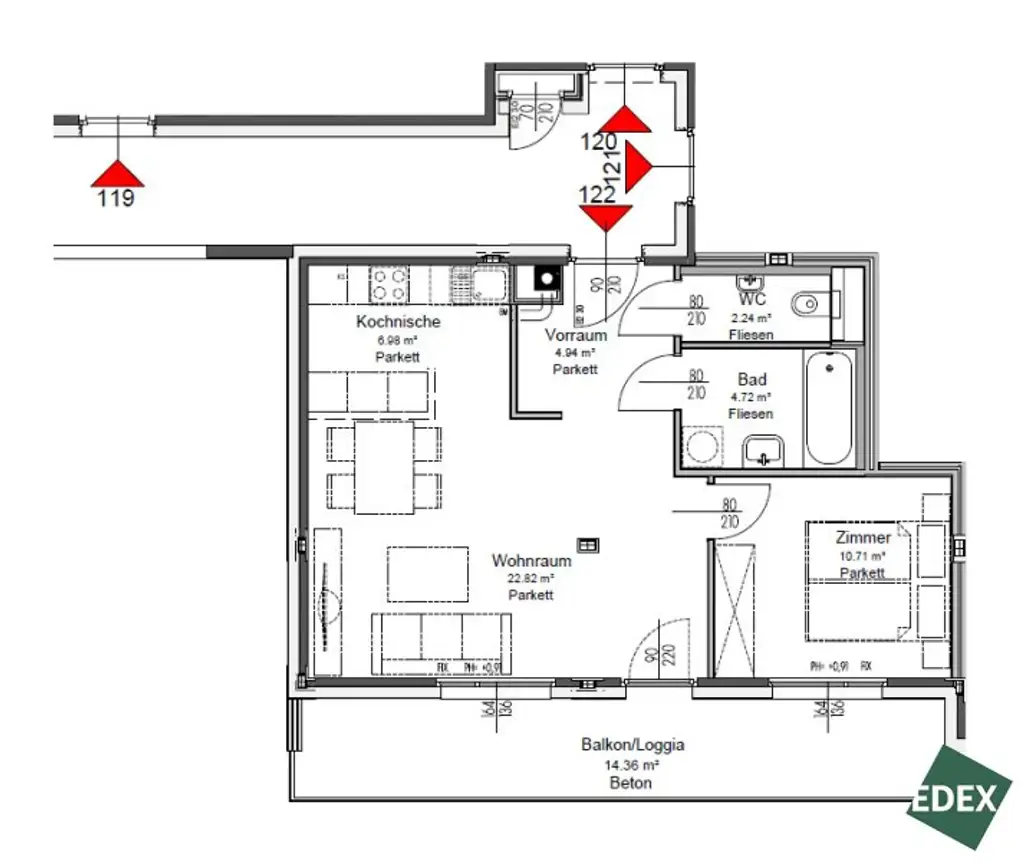 Perfekt für Singles oder Paare: 2-Zimmer-Wohnung nahe 29A Bushaltestelle