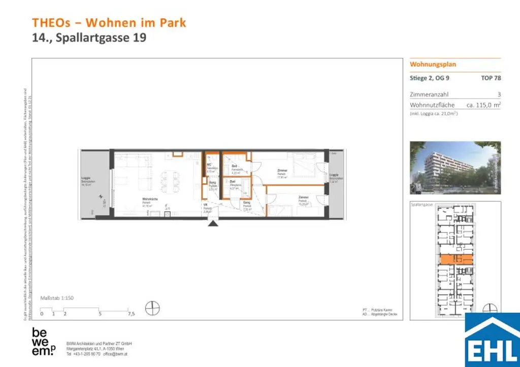 Weitblick & Wohnkomfort – Loggienwohnung mit Ost-West-Ausrichtung