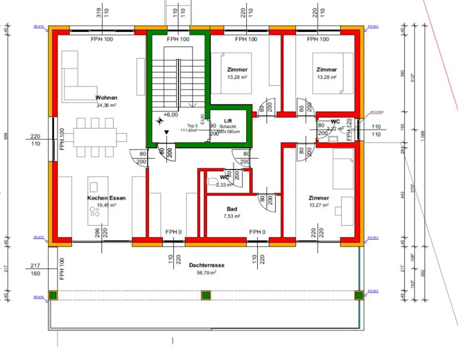 PROVISIONSFREI: Erstbezug in Steyr: 4-Zimmer-Penthouse Wohnung in Steyr!