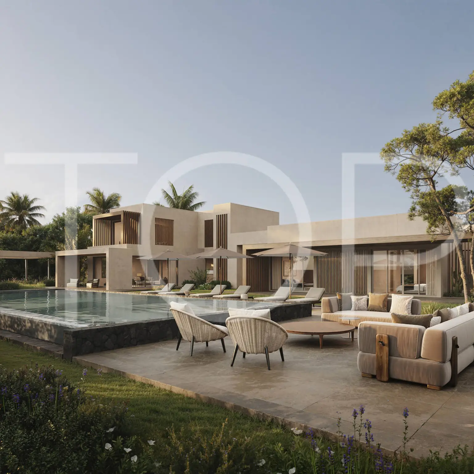 Terreno premium con proyecto de villa de lujo y licencia de construcción lista en La Caleta, Adeje