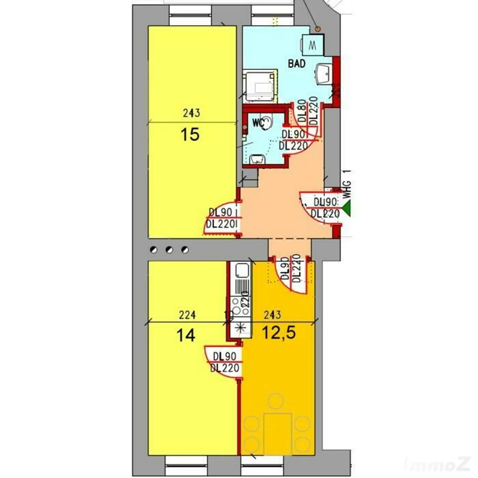 Provisionsfrei: 2-Zimmer-Altbau-Wohnung in Bestlage St. Leonhard zwischen UNI und LKH ab 01.10.2026