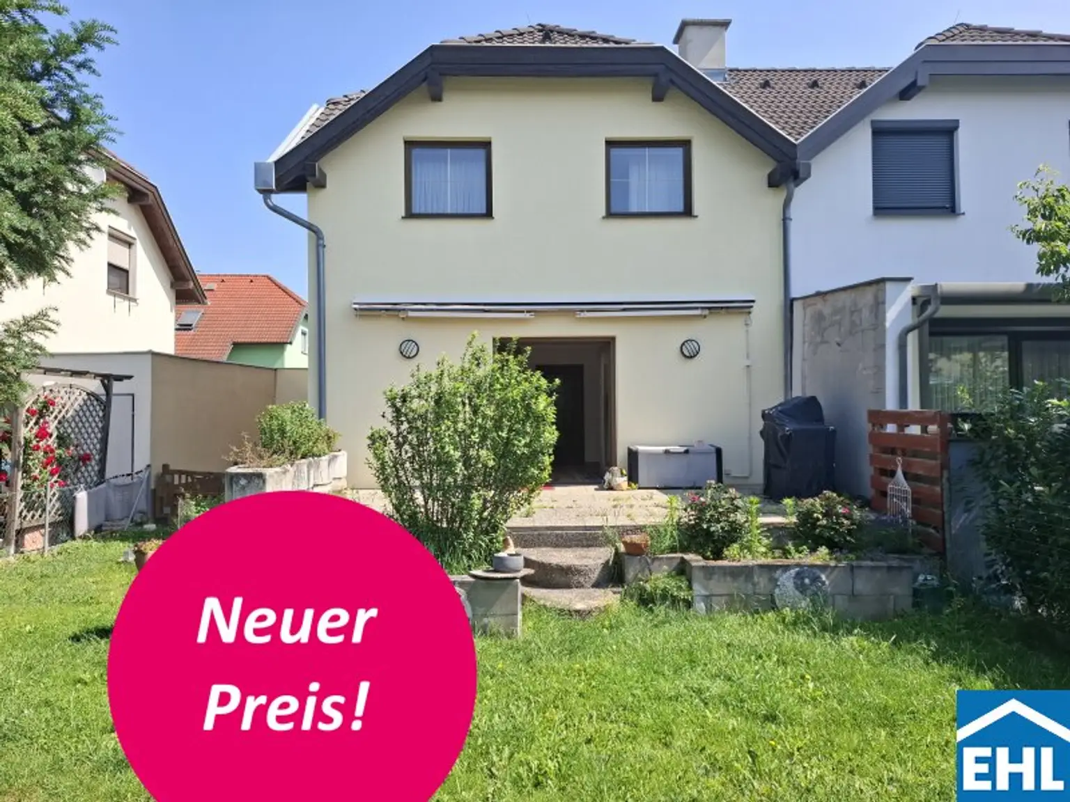 Leben am Wasser – Doppelhaushälfte mit Garten nahe den Guntramsdorfer Teichen