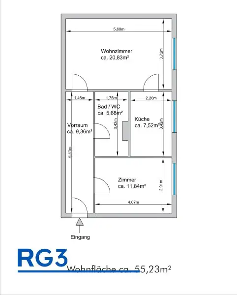 2-Zimmer Wohnung mit Potenzial!