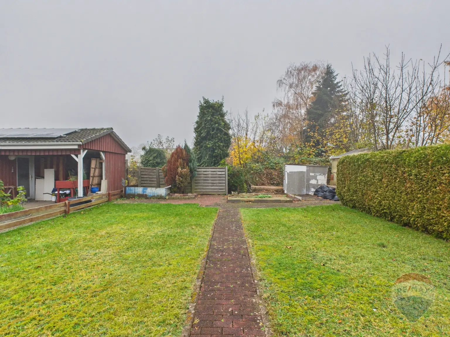 Hinterer Bereich im Garten