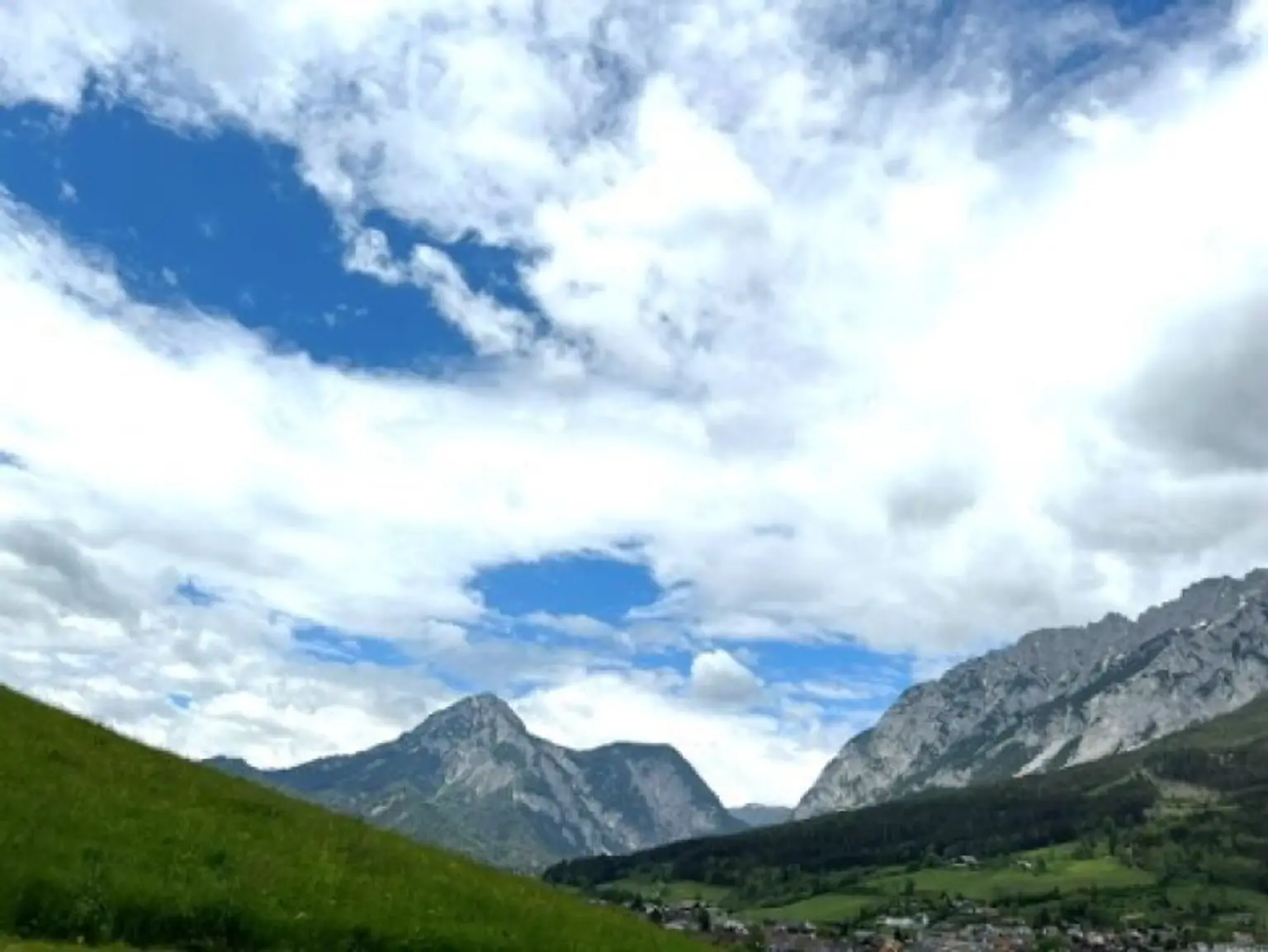 Weitblick von der Hofstelle