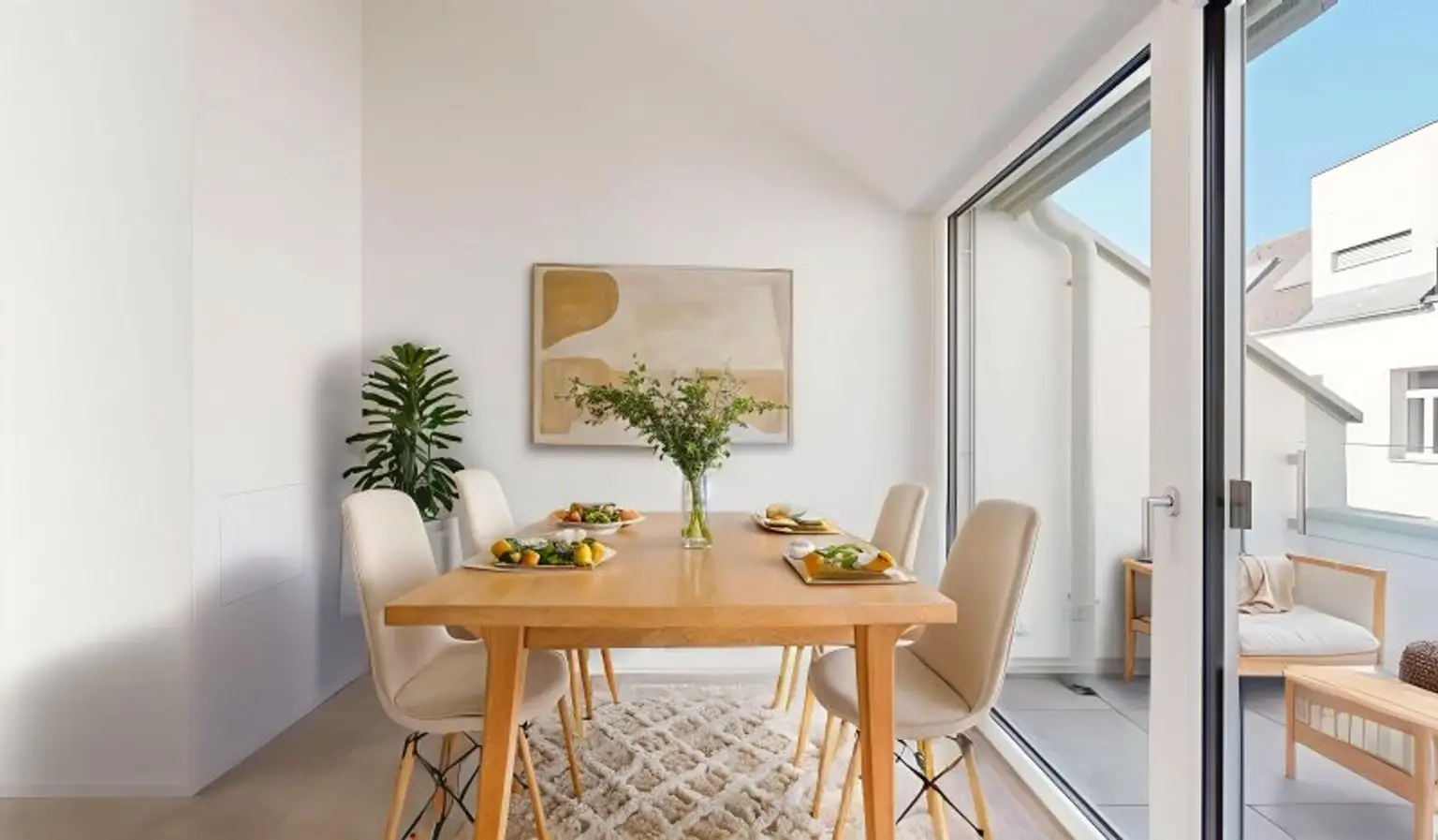Moderne 2-Zimmer Dachgeschosswohnung | Terrasse | Klimaanlage | Nähe Café Hummel | Erstbezug