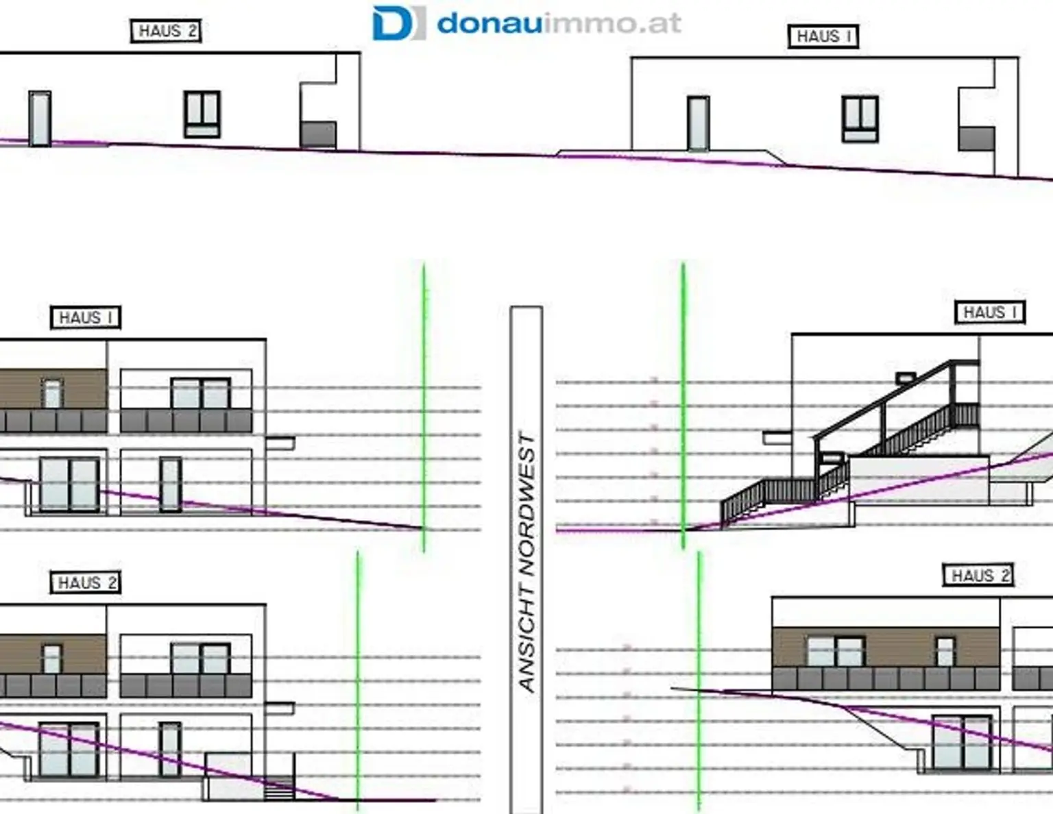 Entwurfskonzept für 8 Wohnungen für Bauträger in Hart bei St. Peter