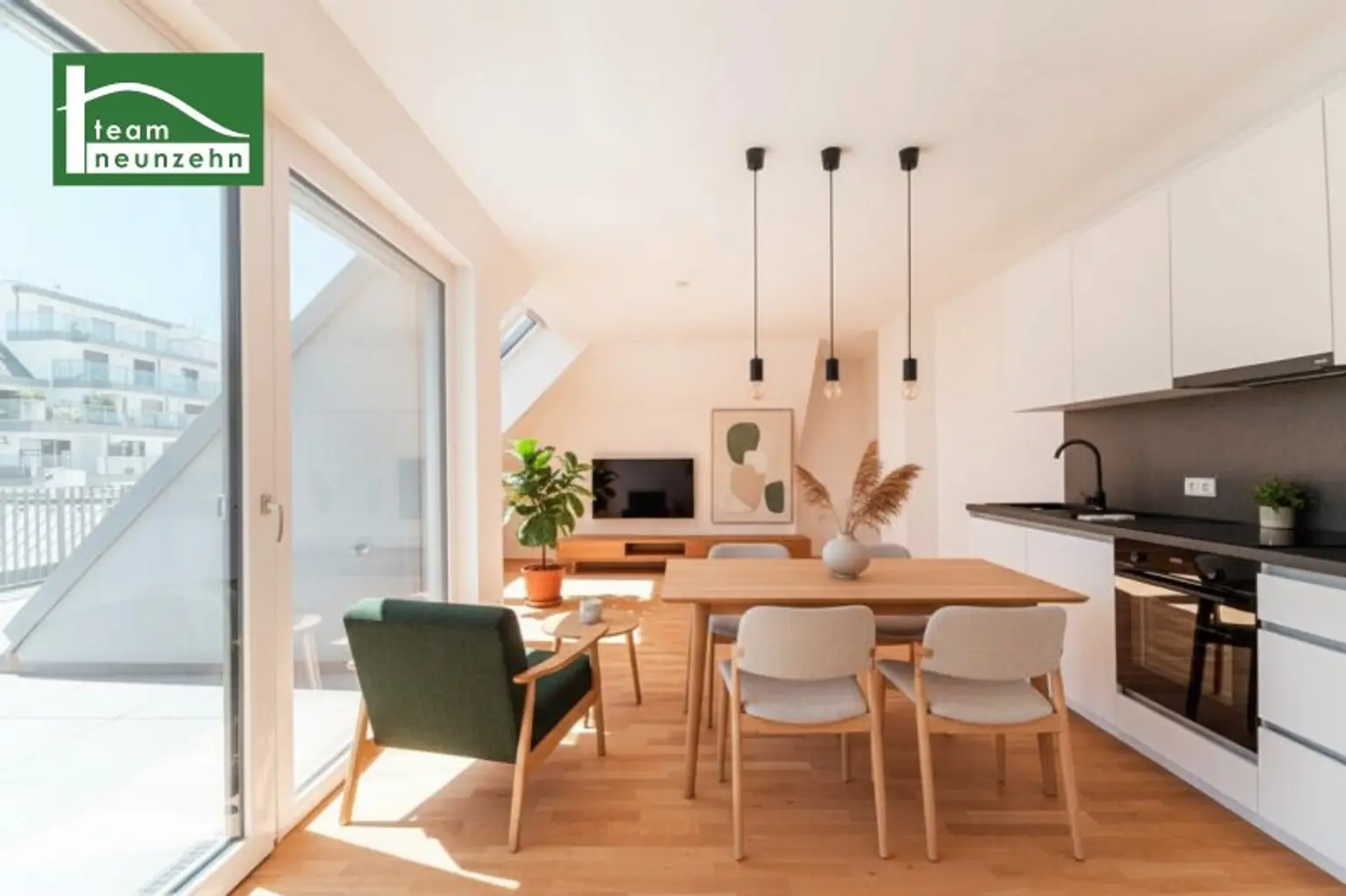 Hochwertiger Erstbezug mit großer Süd-Terrasse in Hofruhelage nahe Kagraner Platz! Küche und top Ausstattung inklusive - JETZT ANFRAGEN