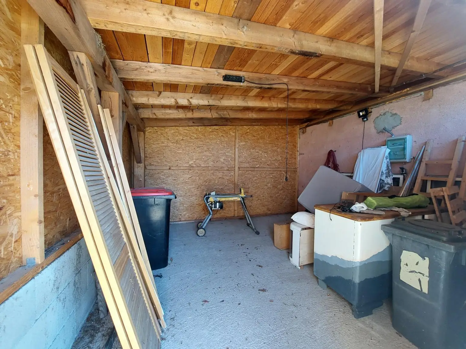 Garage Innenansicht