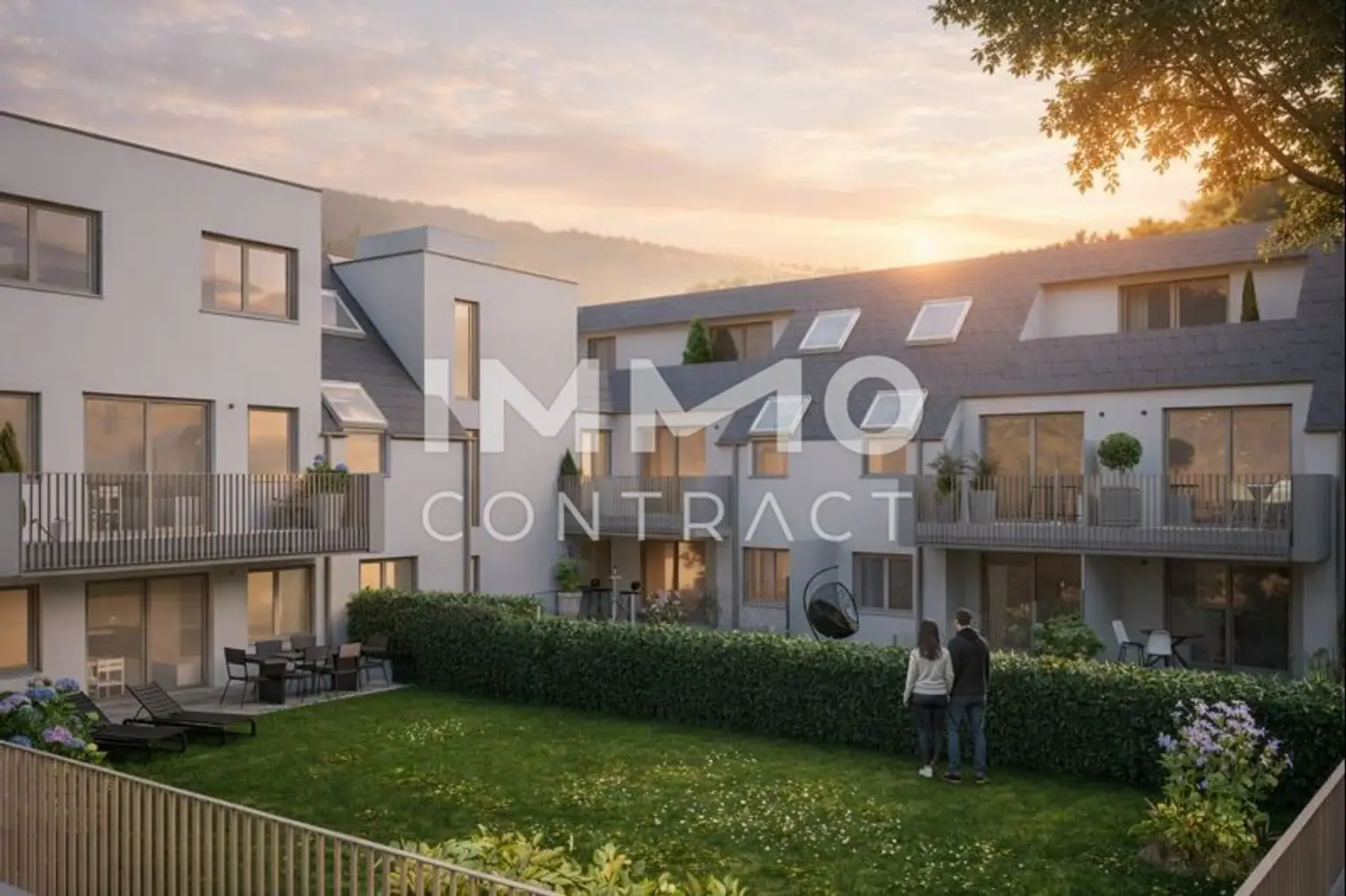 Innenhof Morgensonne