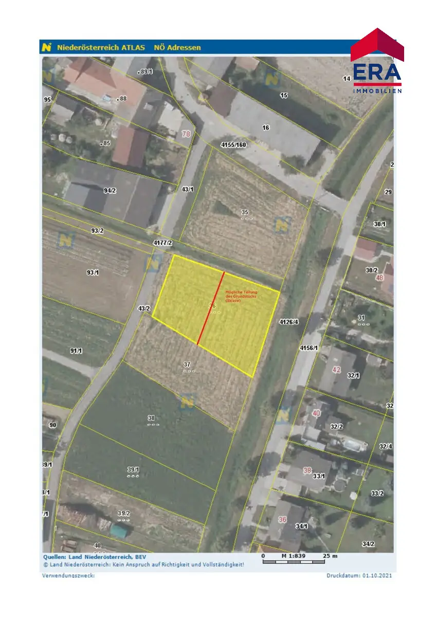Eibesthal KAUF - Grundstück ohne Verbauungsverpflichtung nur ca. 4 km von Mistelbach!