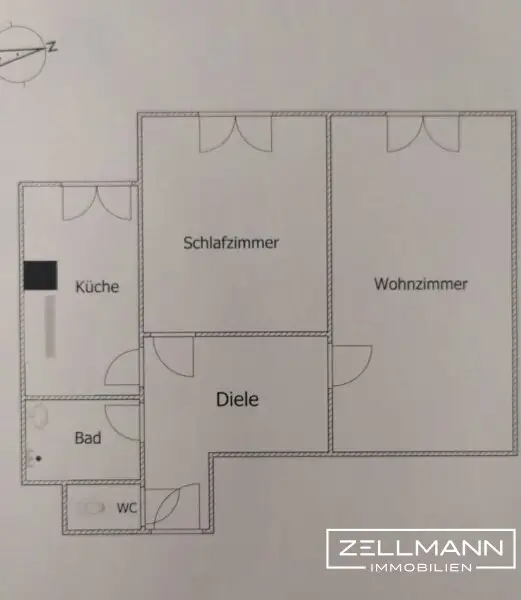 Helle 2-Zimmerwohnung mit idealer Anbindung – Nähe U6 Niederhofstraße & Meidlinger Hauptstraße | ZELLMANN IMMOBILIEN