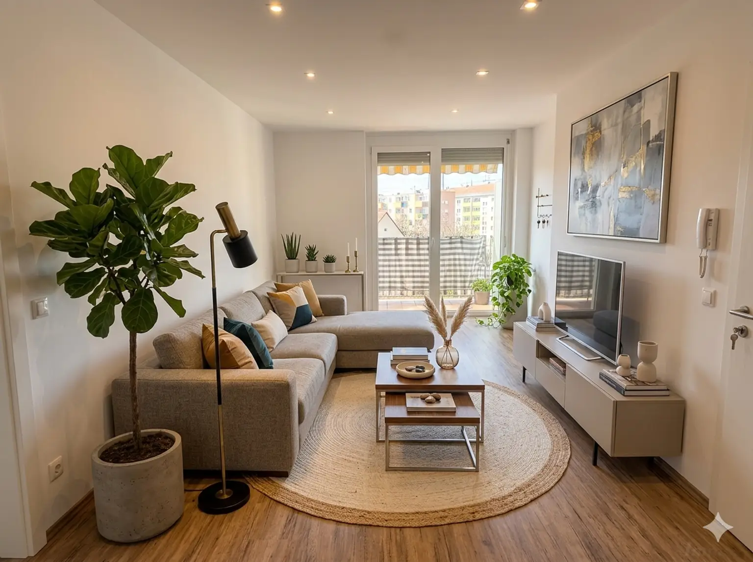 Zimmer 2 - Einrichtung KI-generiert