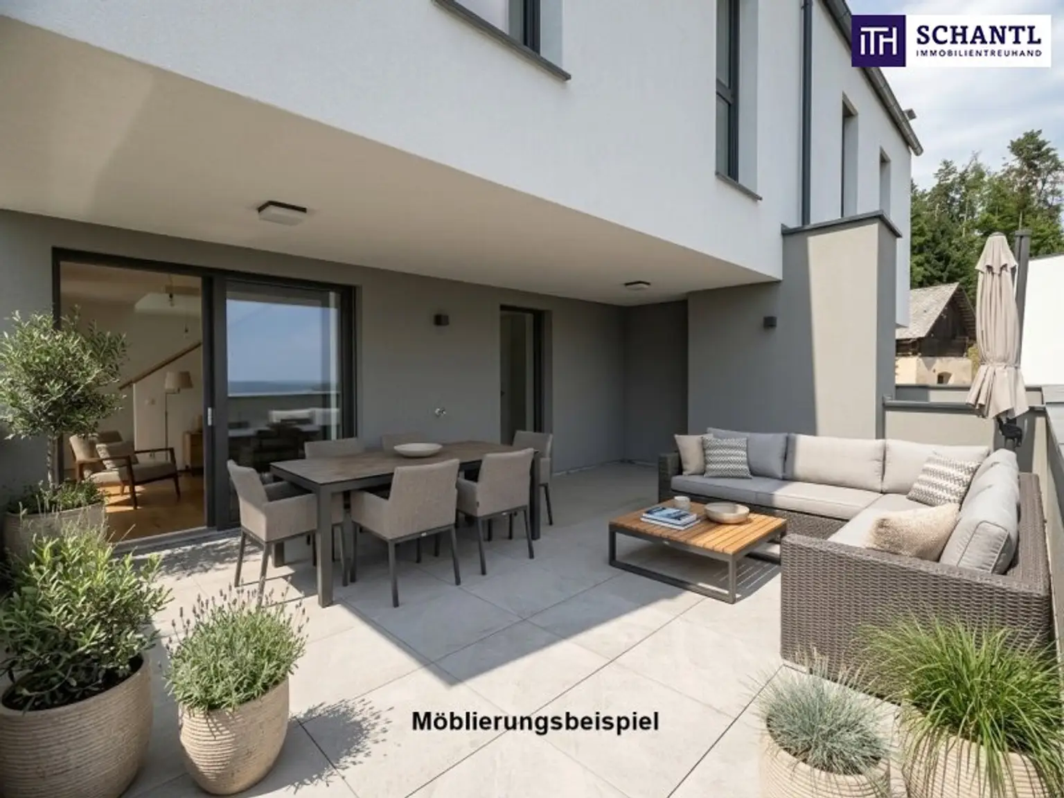 Terrasse KI-Möblierungsbeispiel 2