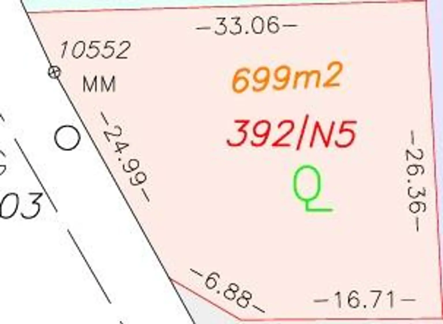 Grundstück 699 m²