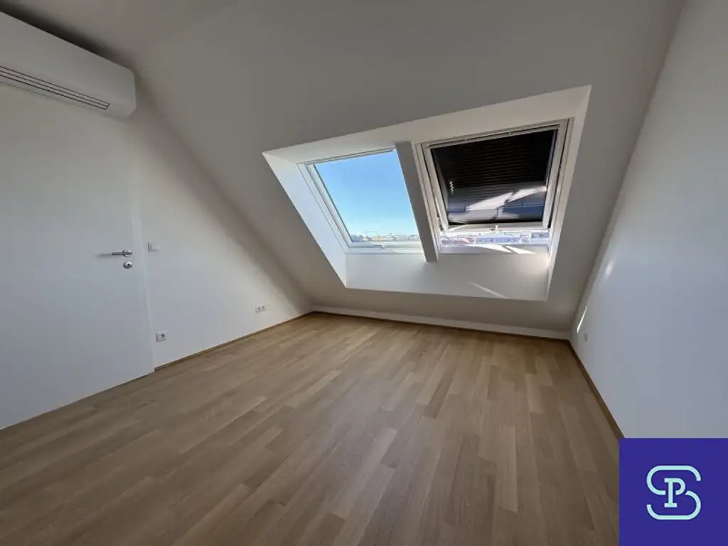 Provisionsfreier 104m² DG-Erstbezug mit Loggia und Einbauküche am Donaukanal - 1200 Wien