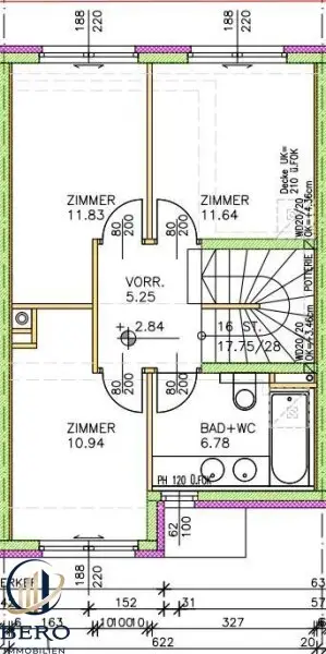 Neu errichtetes Reihenhaus unmittelbar neben dem Badeteich Süßenbrunn