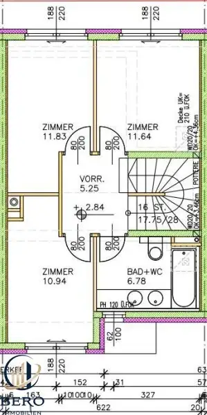 Neu errichtetes Reihenhaus unmittelbar neben dem Badeteich Süßenbrunn