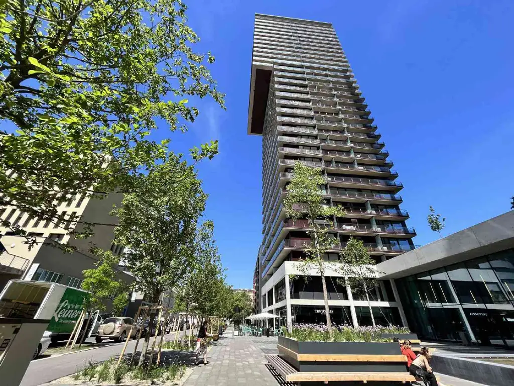 Blick auf die Vienna Skyline - Wohnen im Triiiple Tower