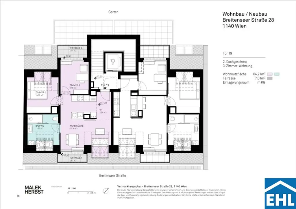 Erstbezug: Heller Familienwohnsitz mit Balkon & Kühlung