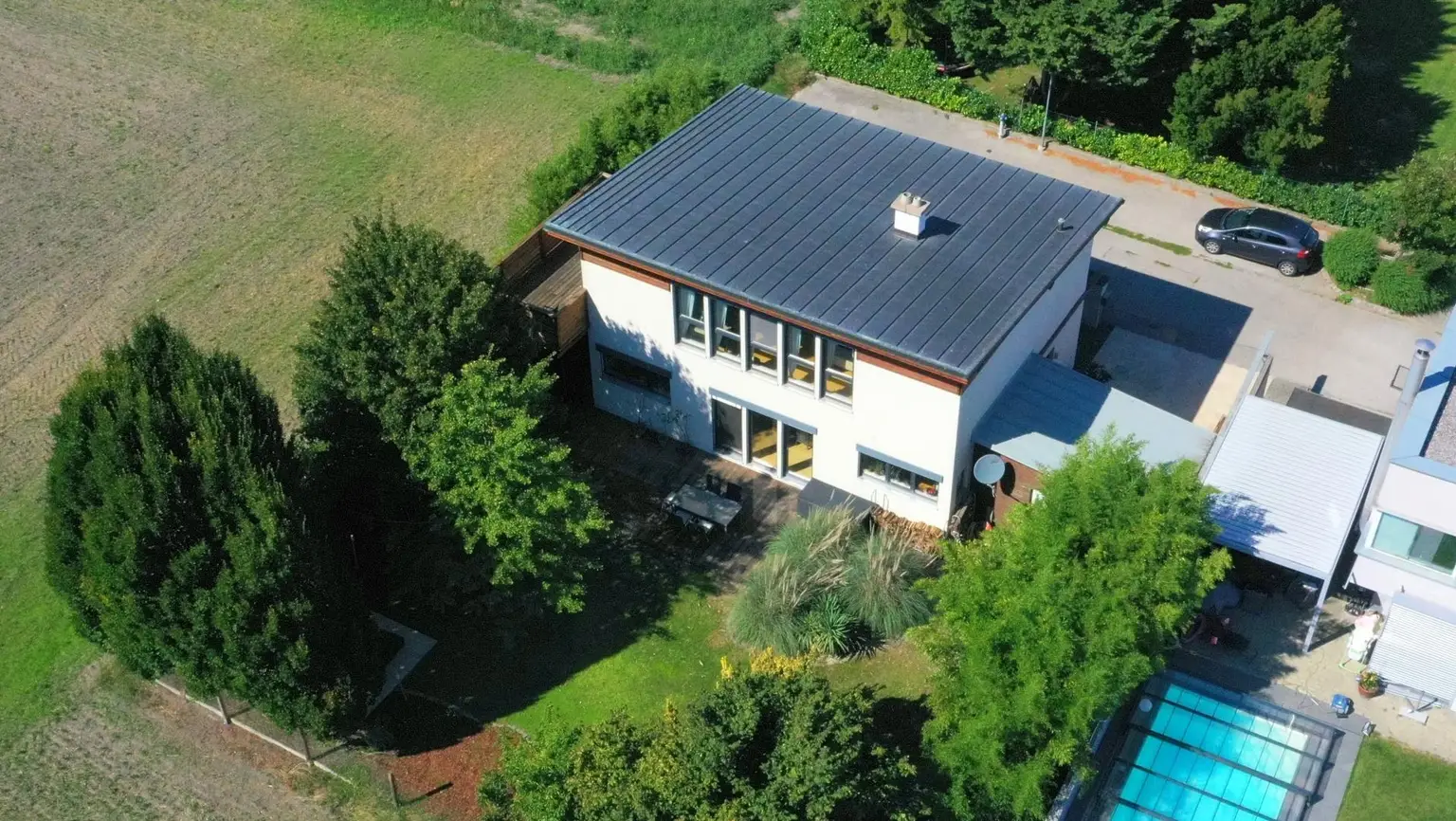 Ruhige Lage am Feld | Wolf-Fertigteilhaus in Holzriegelbauweise!