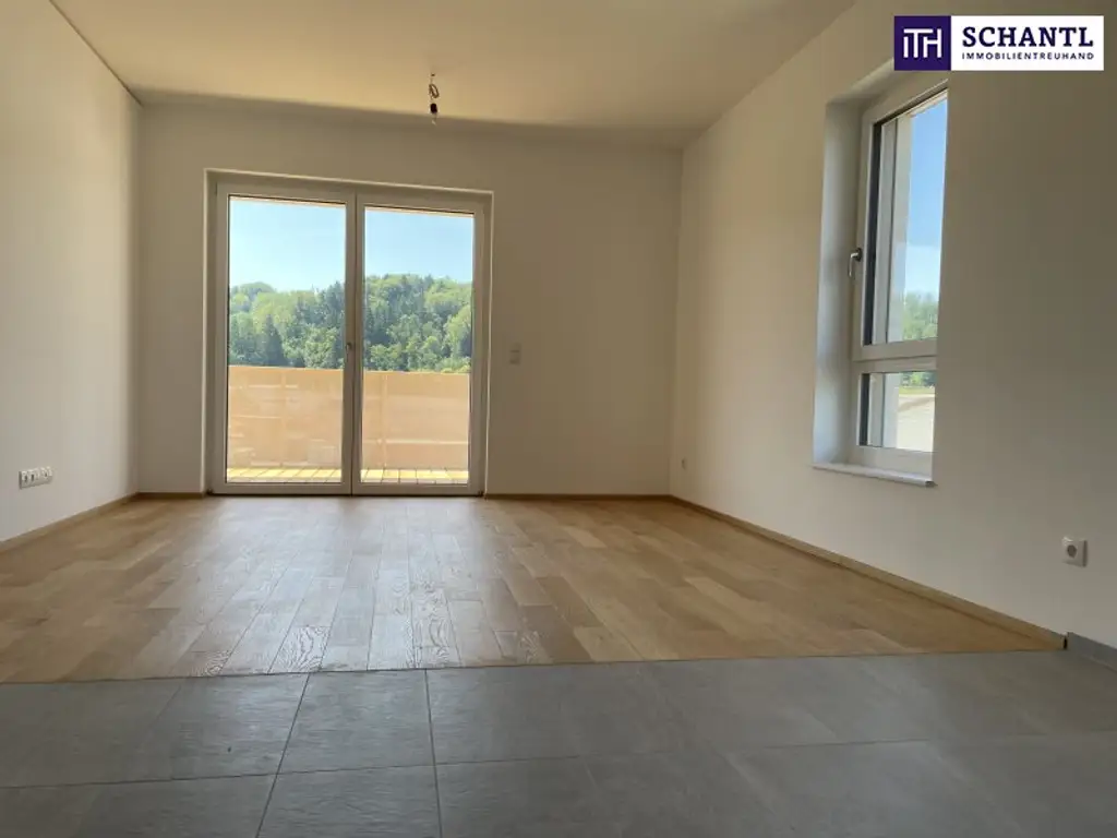 RIESIGE DACHTERRASSE + HOCHWERTIGE AUSSTATTUNG + SÜD/WEST Ausrichtung! + Tiefgarage! Nur 7 Min. von Graz entfernt!!