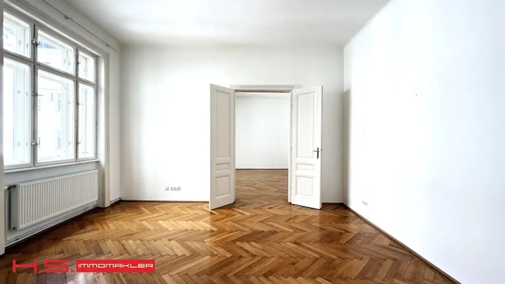 GRÜNDERZEITJUWEL - STILWOHNUNG IN SUPERLAGE - PERFEKTER  GRUNDRISS MIT GRÜNBLICK - 3. WOHNETAGE