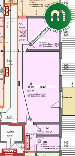 Ordination oder Büro? Jedenfalls im Klagenfurter Zentrum