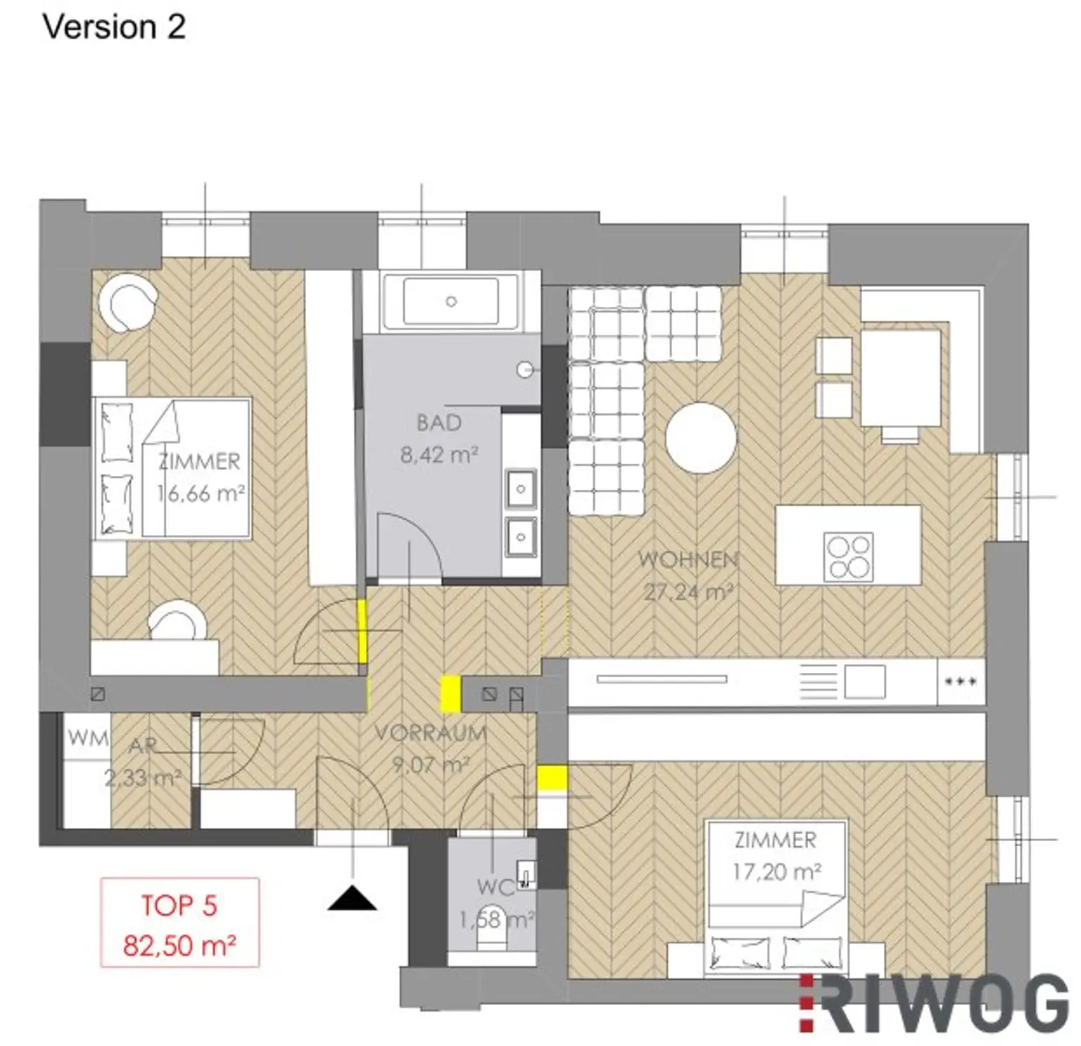 WIENTALBLICK | Lichtdurchflutete Wohnung in der Villa Seutter mit 4,4m Raumhöhe & Blick auf denkmalgeschützte Linde | sanierungsbedürftig | + Gartenoption