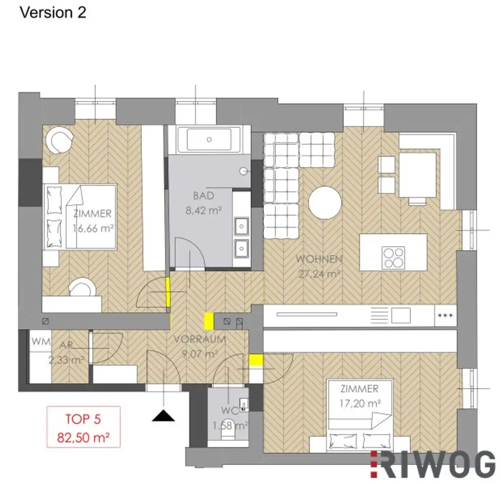 WIENTALBLICK | Lichtdurchflutete Wohnung in der Villa Seutter mit 4,4m Raumhöhe & Blick auf denkmalgeschützte Linde | sanierungsbedürftig | + Gartenoption