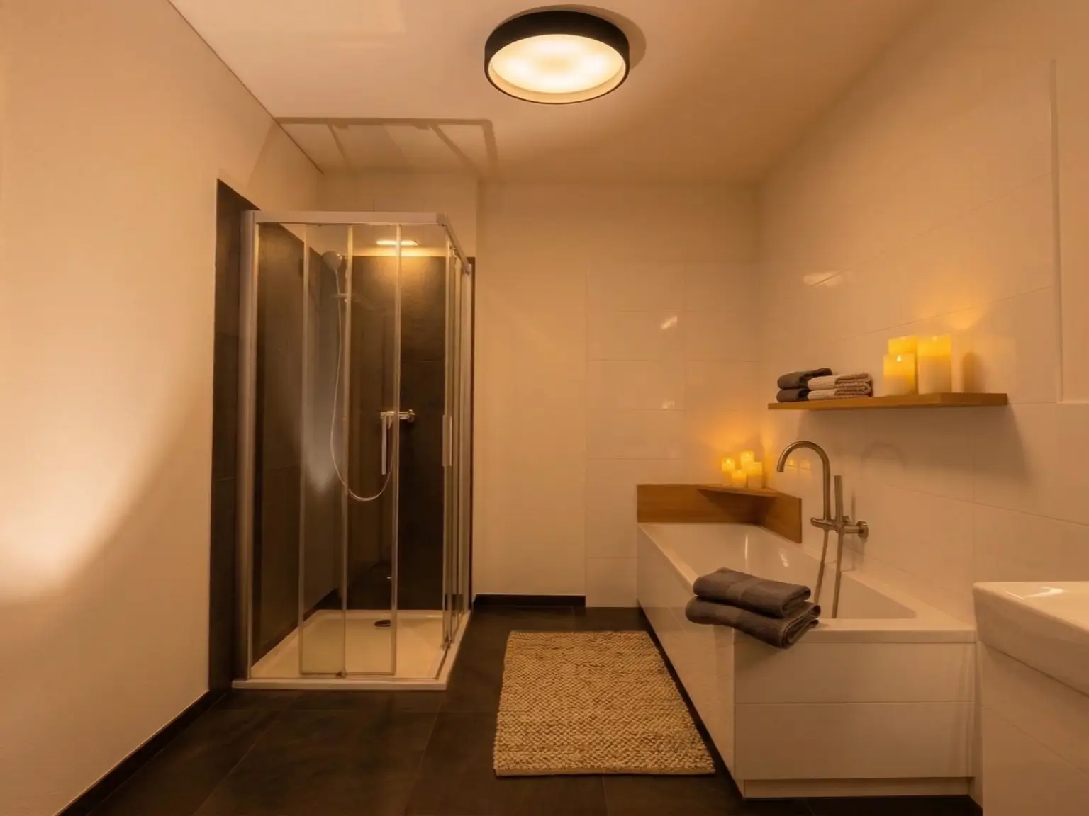 KI Staging Badezimmer
