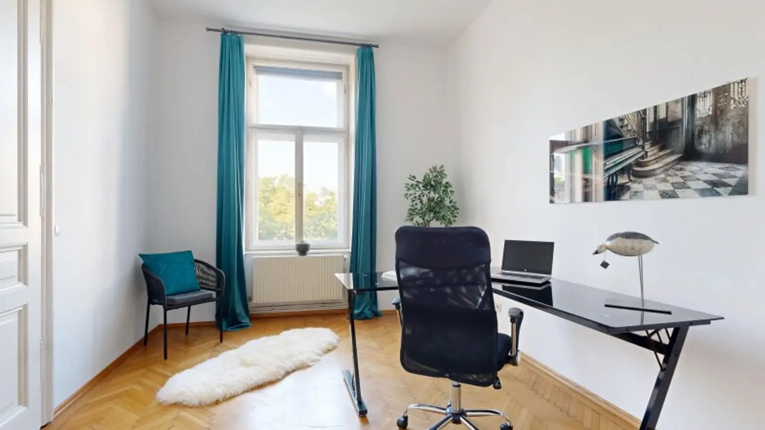 Stilvoller Altbautraum mit 4 (5) Zimmern - Ideal für Wohnen mit Homeoffice -  165 m² im 9.Bezirk