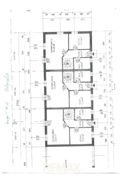 Plan Reihenhaus EG