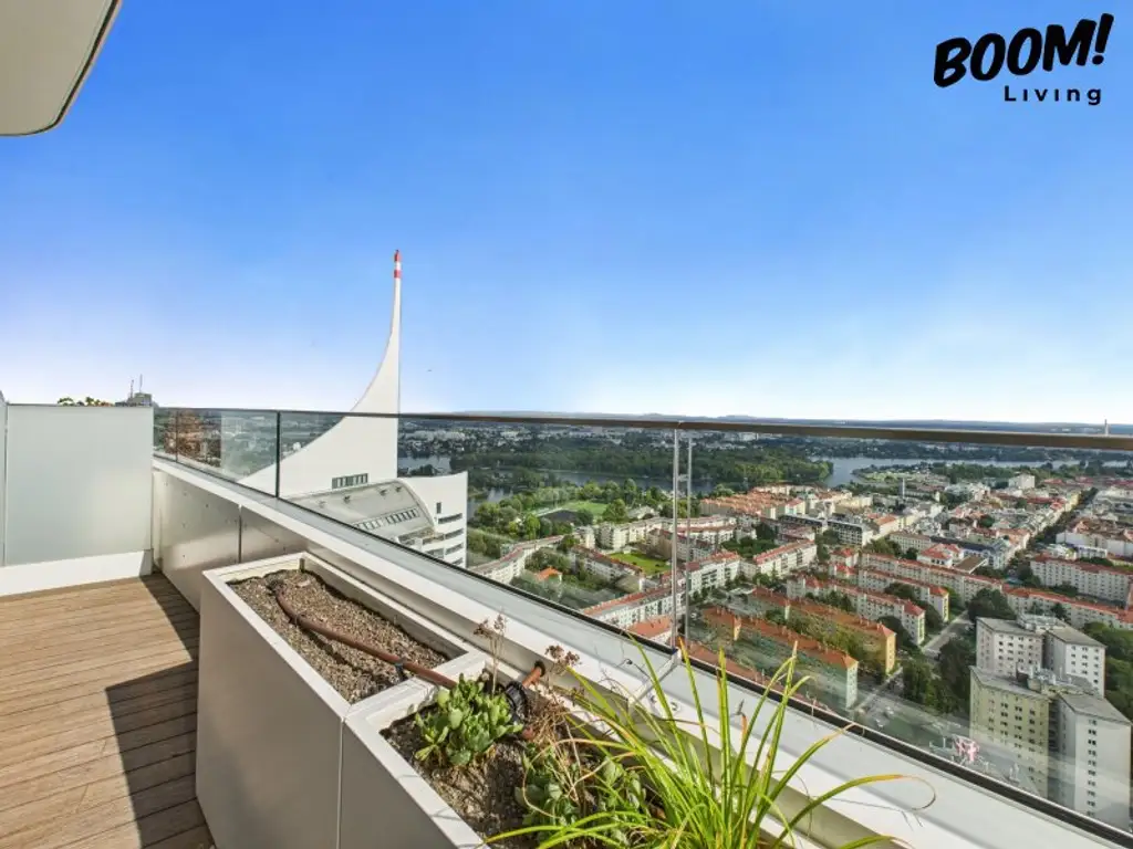 Danubeflats – Österreichs höchstes Wohnhochhaus mit atemberaubendem Ausblick, exklusivem Spa und urbanem Luxus direkt an der Neuen Donau