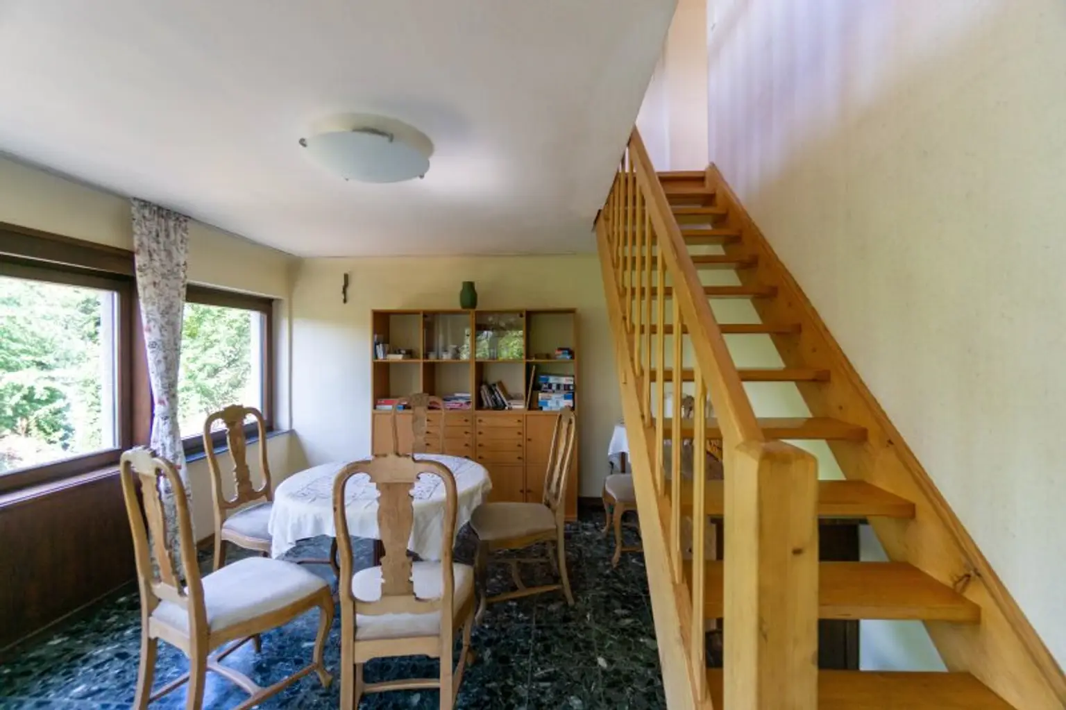 Veranda mit Stiege
