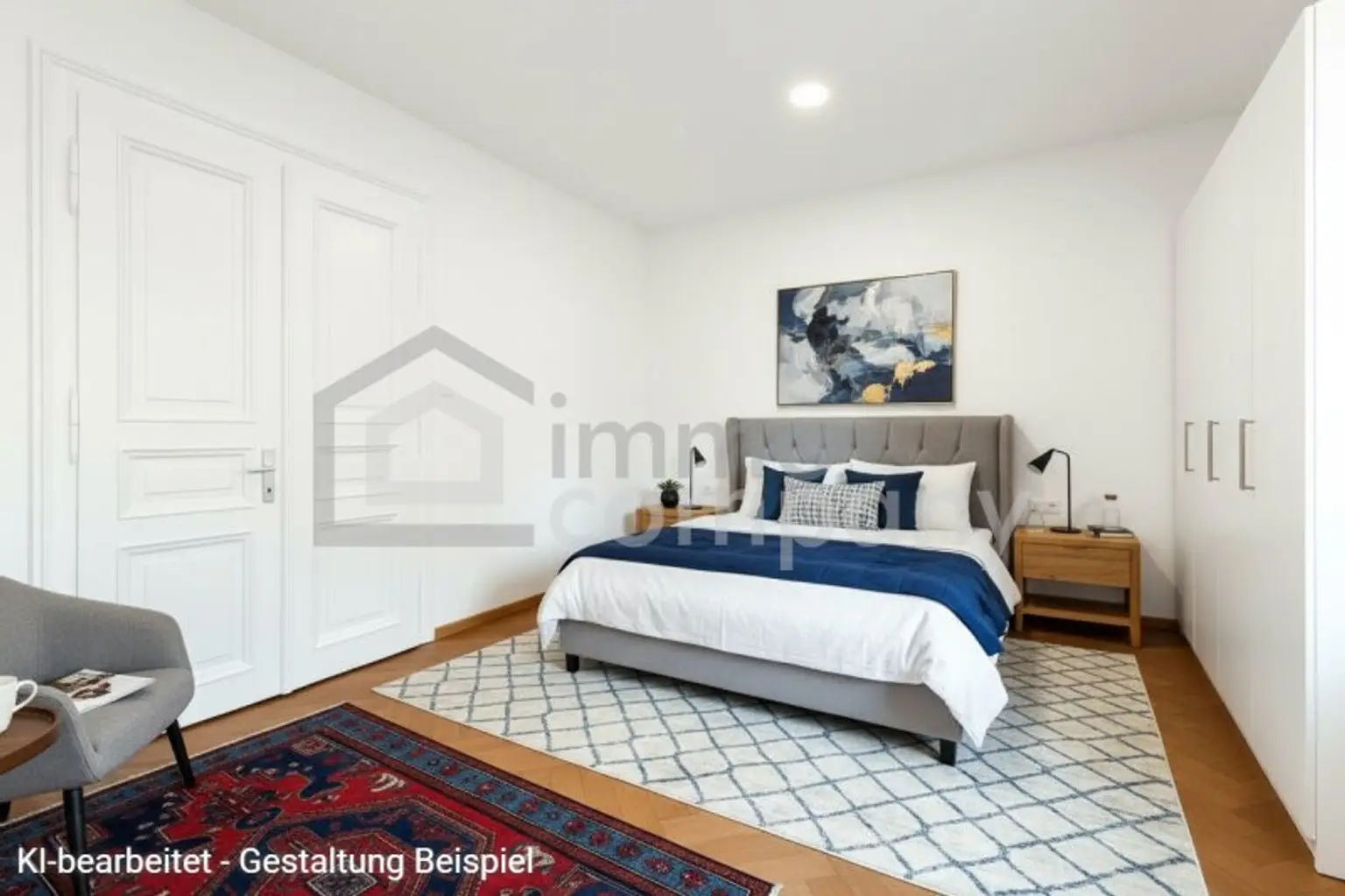 Schlafzimmer Erdgeschoss - Gestaltung Beispiel