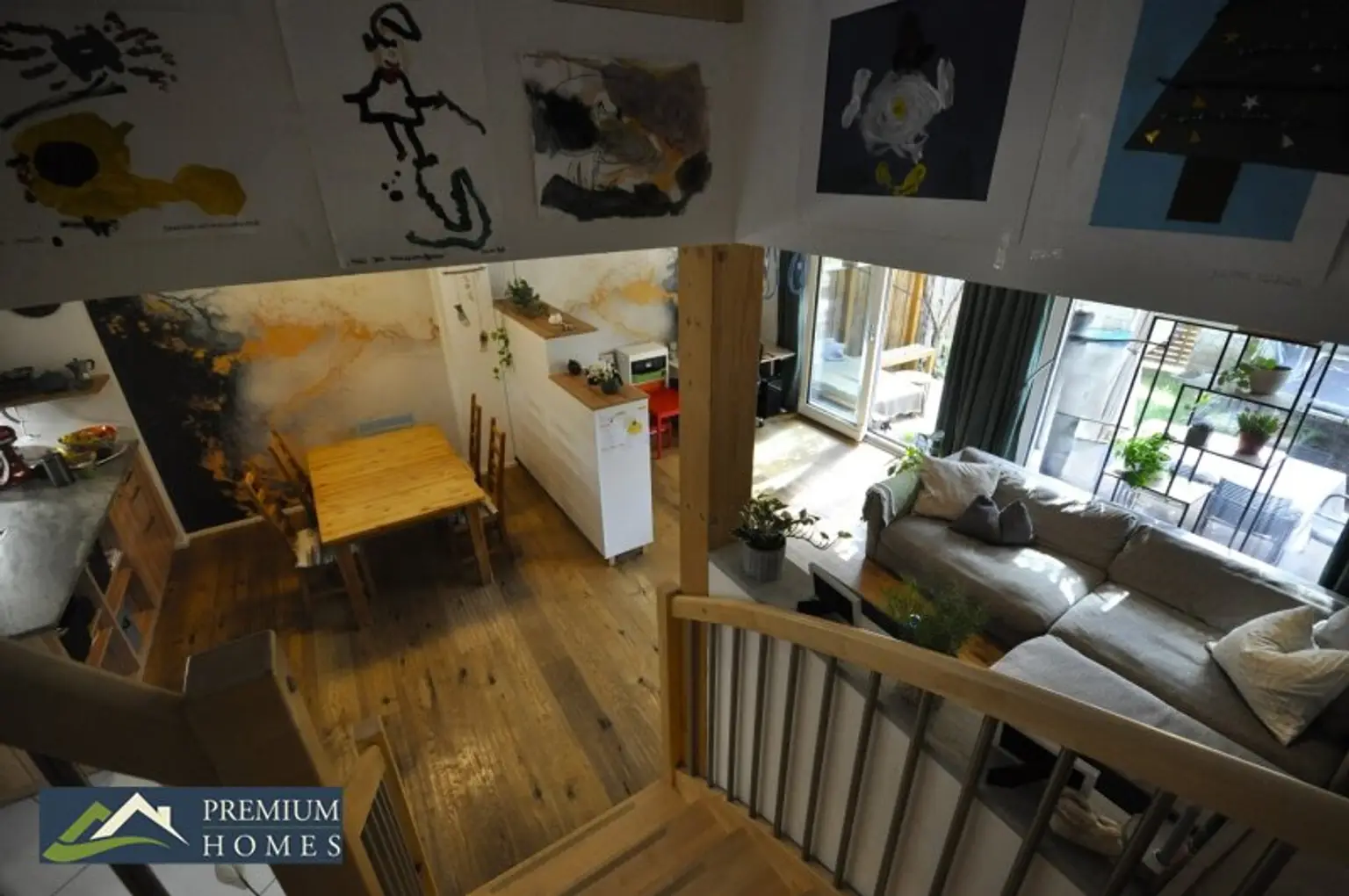 Reihenmittelhaus in Kramsach - Aufgang ins OG