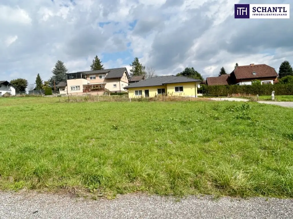 TRAUMHAFTES Grundstück für Ihr EINFAMILIENHAUS! TOP Anbindung! VOLLERSCHLOSSENES und FLACHES BAUGRUNDSTÜCK!