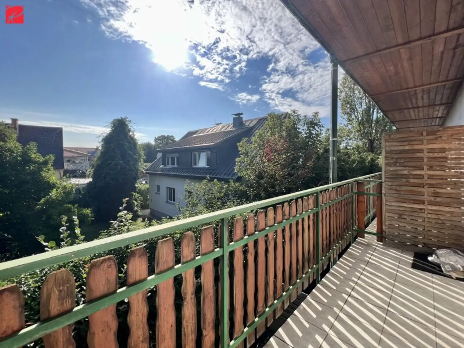Balkon mit Aussicht