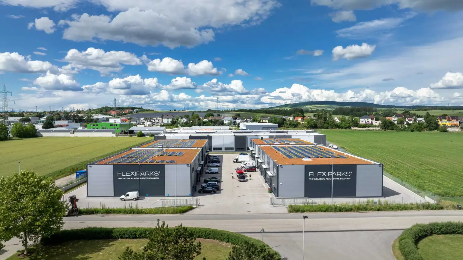 Flexiparks Wien Nord | hochmoderne Gewerbehallen zu mieten