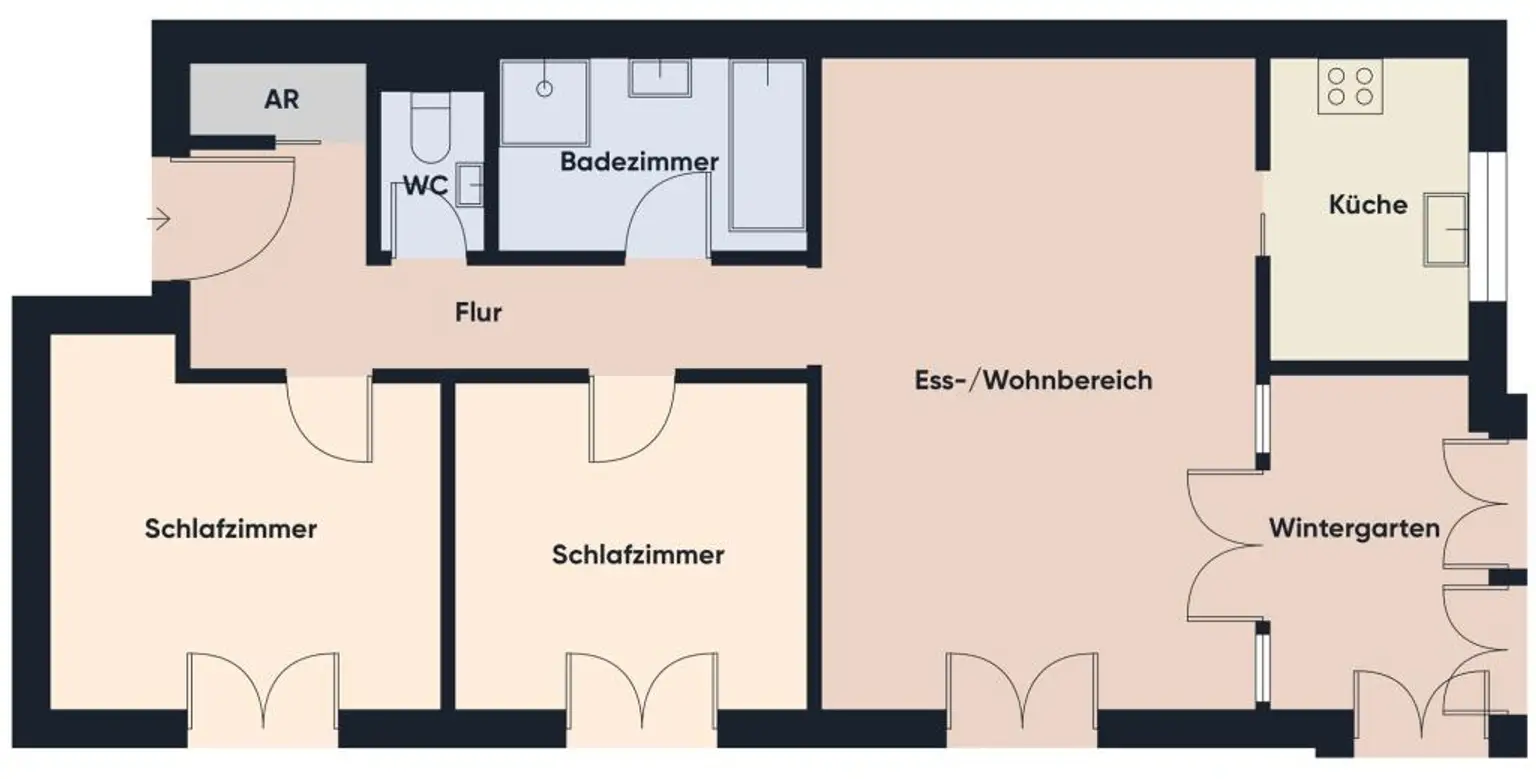 Grundriss ohne Maßstab