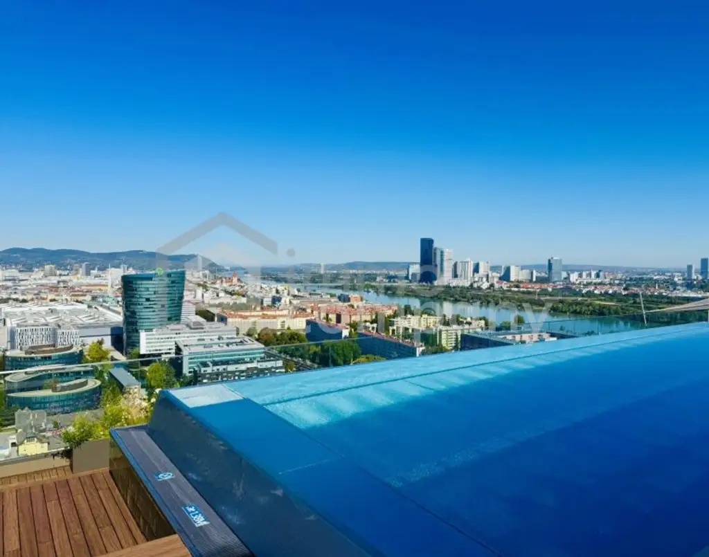 Ideale Wohnung mit Balkon und Stadtblick in einem neuen, mehrstöckigen Premiumgebäude! Pool, Sauna, Gym! 2. Bezirk. U2
