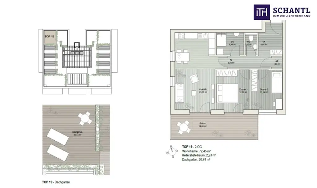 RIESIGE DACHTERRASSE + HOCHWERTIGE AUSSTATTUNG + SÜD/WEST Ausrichtung! + Tiefgarage! Nur 7 Min. von Graz entfernt!!