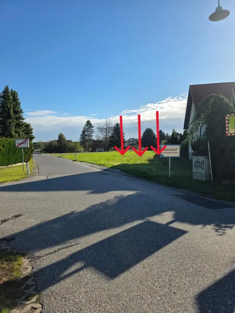 Ebenes Baugrundstück in Hasendorf bei Wagna – sonnige Lage, erweiterbar, Nähe Leibnitz