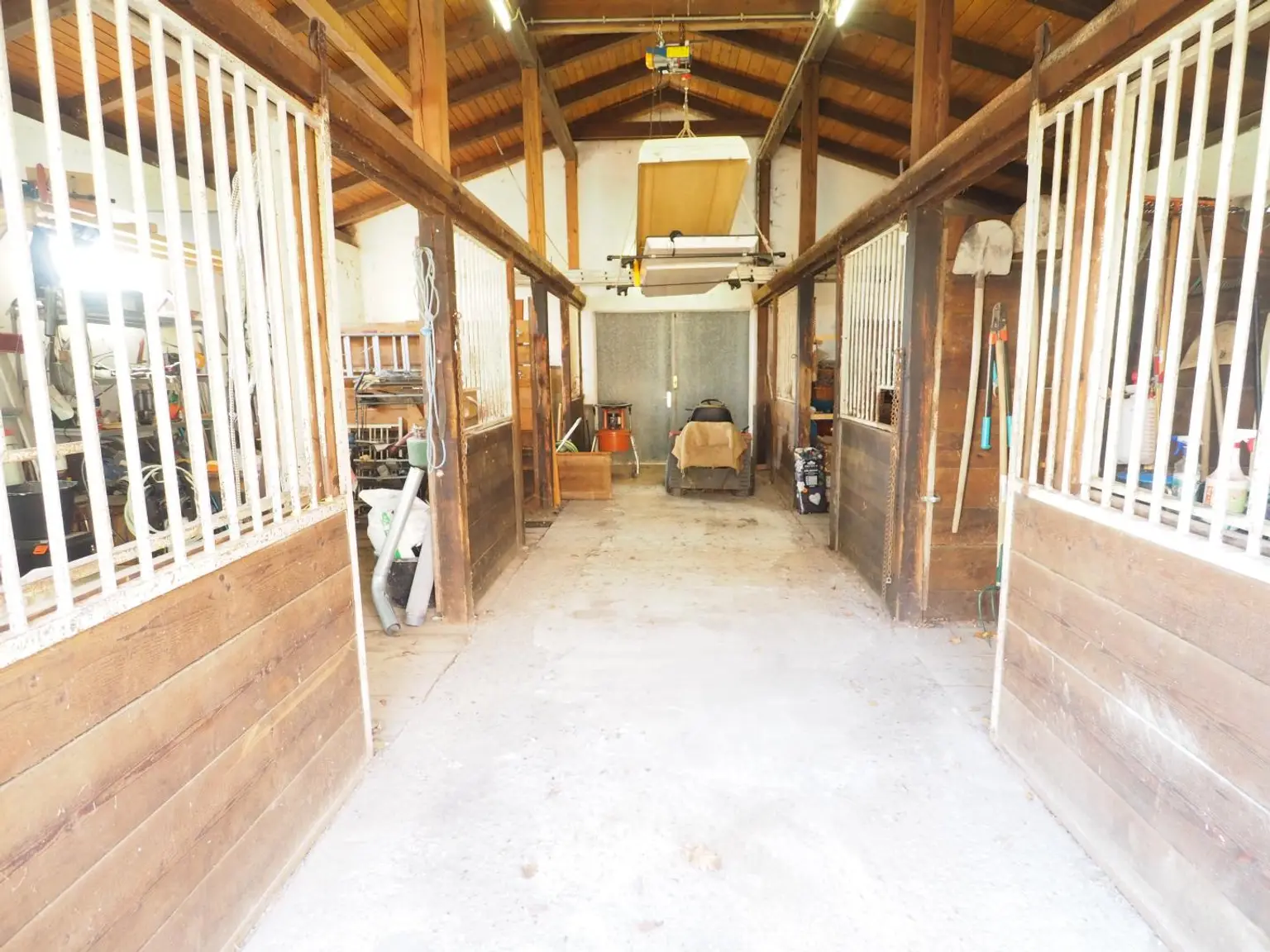 ehemaliger Stall - Einblick