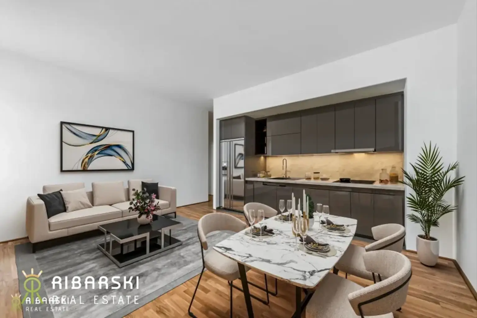 PROVISIONSFREI inkl. 2 TG Plätze - Wohnen in Verbundenheit - stylische Maisonette mit südseitiger Dachterrasse