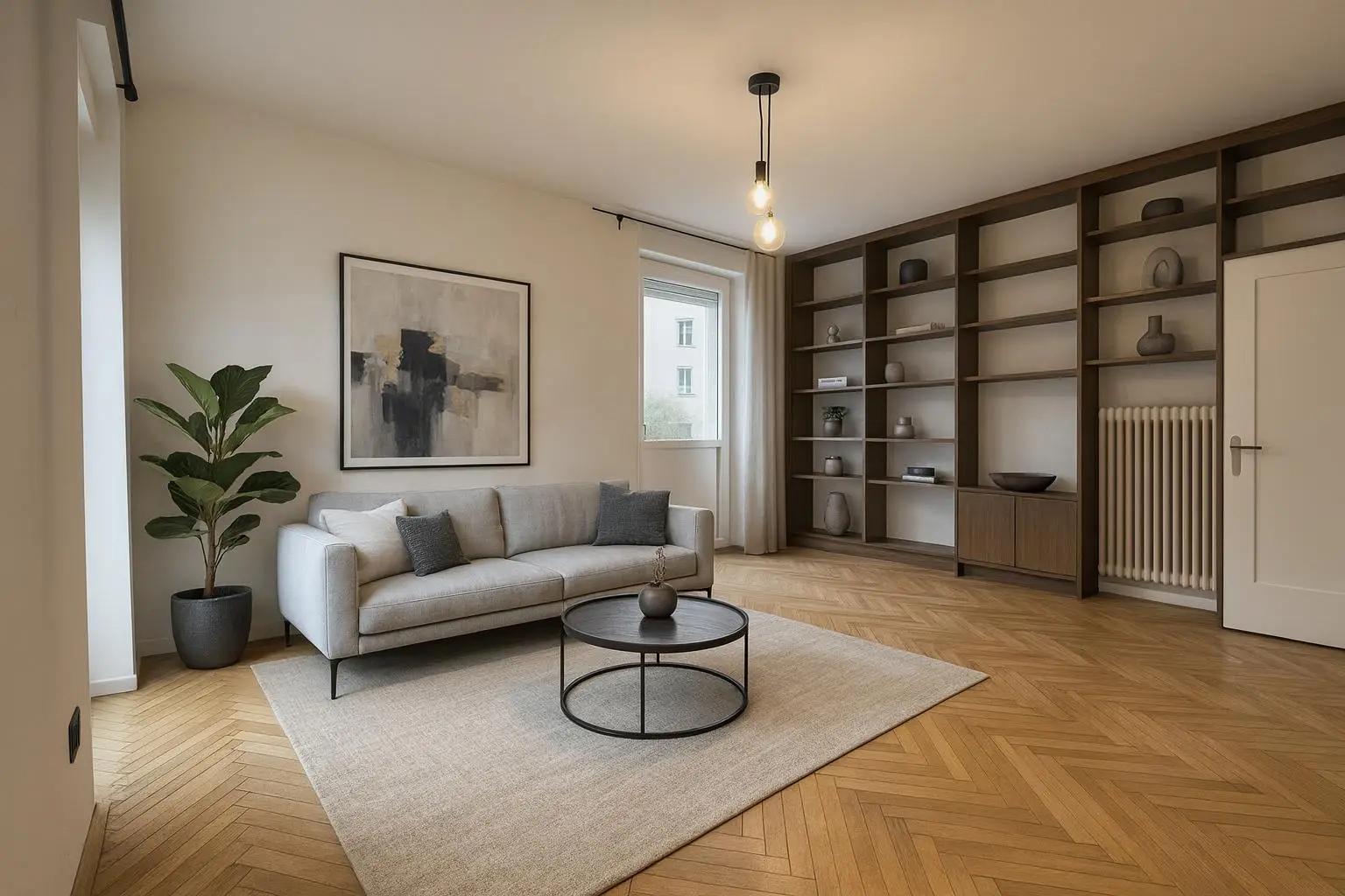 Einrichtungsbeispiel Wohnzimmer