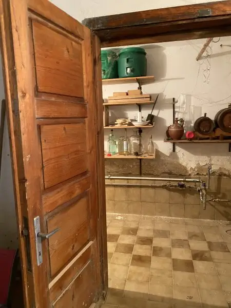 2 Häuser mit Nebengebäuden und Garten